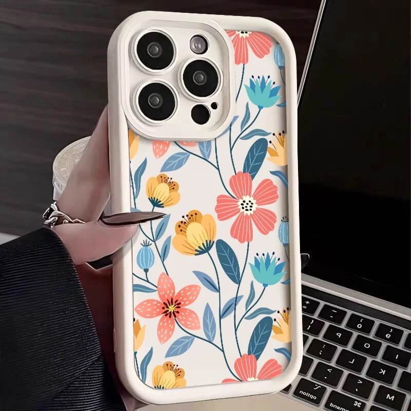 iPhone 15 Pro Case – Floral Shockproof Cover with Pattern | Pejayz