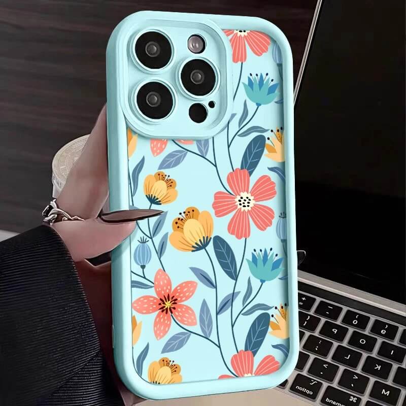 iPhone 15 Pro Case – Floral Shockproof Cover with Pattern | Pejayz
