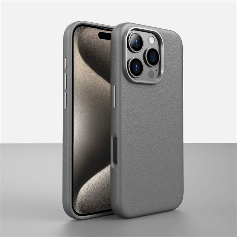 iPhone 16 Pro Premium Leather Magnetic Case - Pejayz