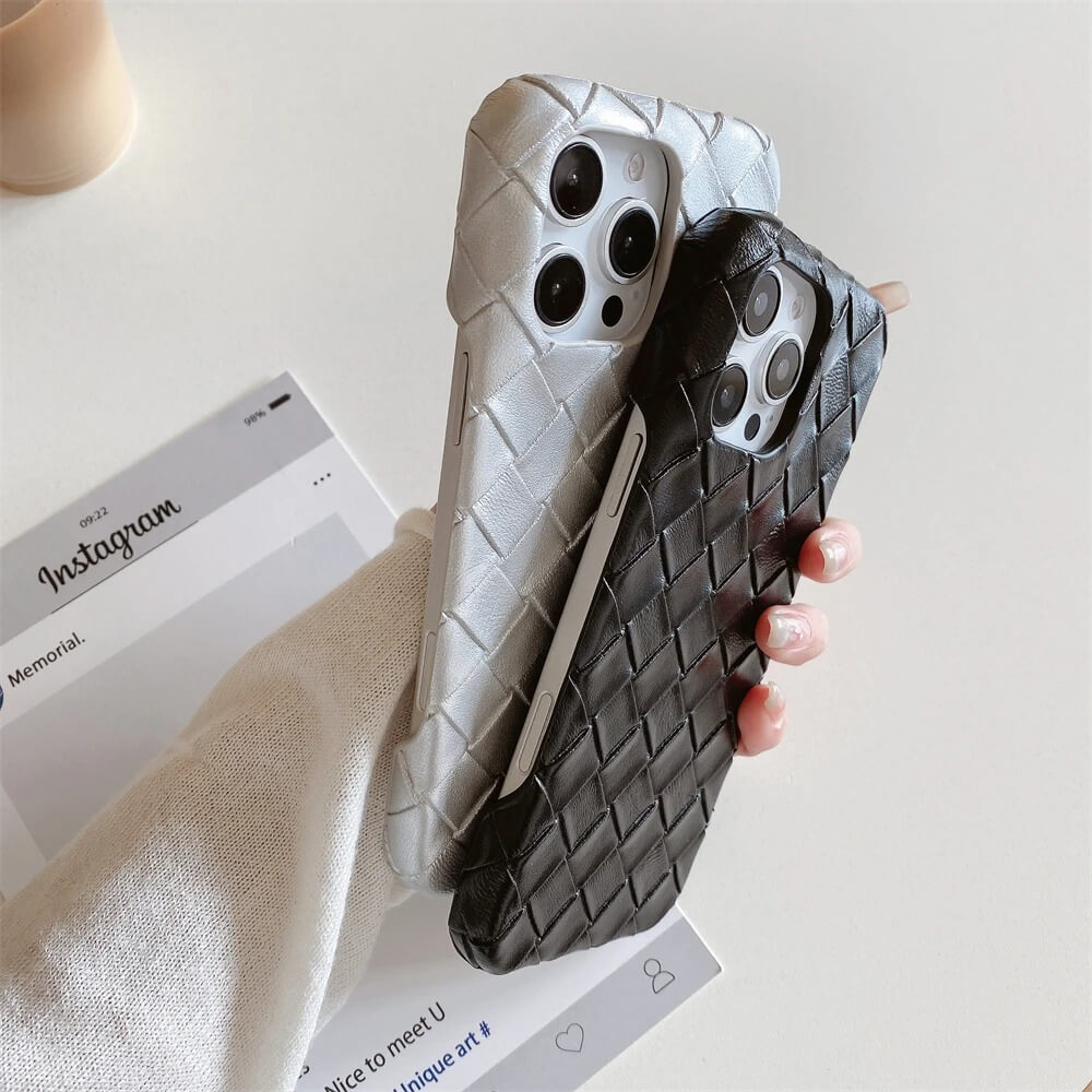 iPhone 16 Case – Shockproof Woven Candy Color Cover | Pejayz