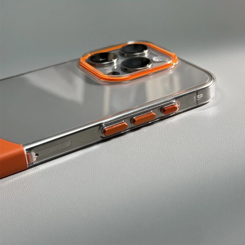 iPhone 16 Pro Case – Transparent Duo-Tone Design Cover | Pejayz