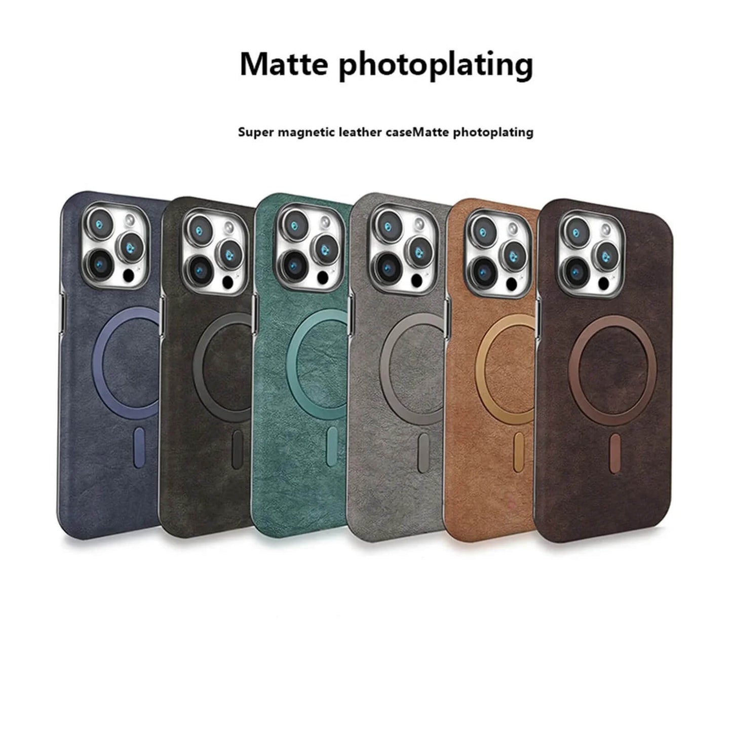 iPhone 15 Pro Case – Vintage Leather MagSafe Cover | Pejayz