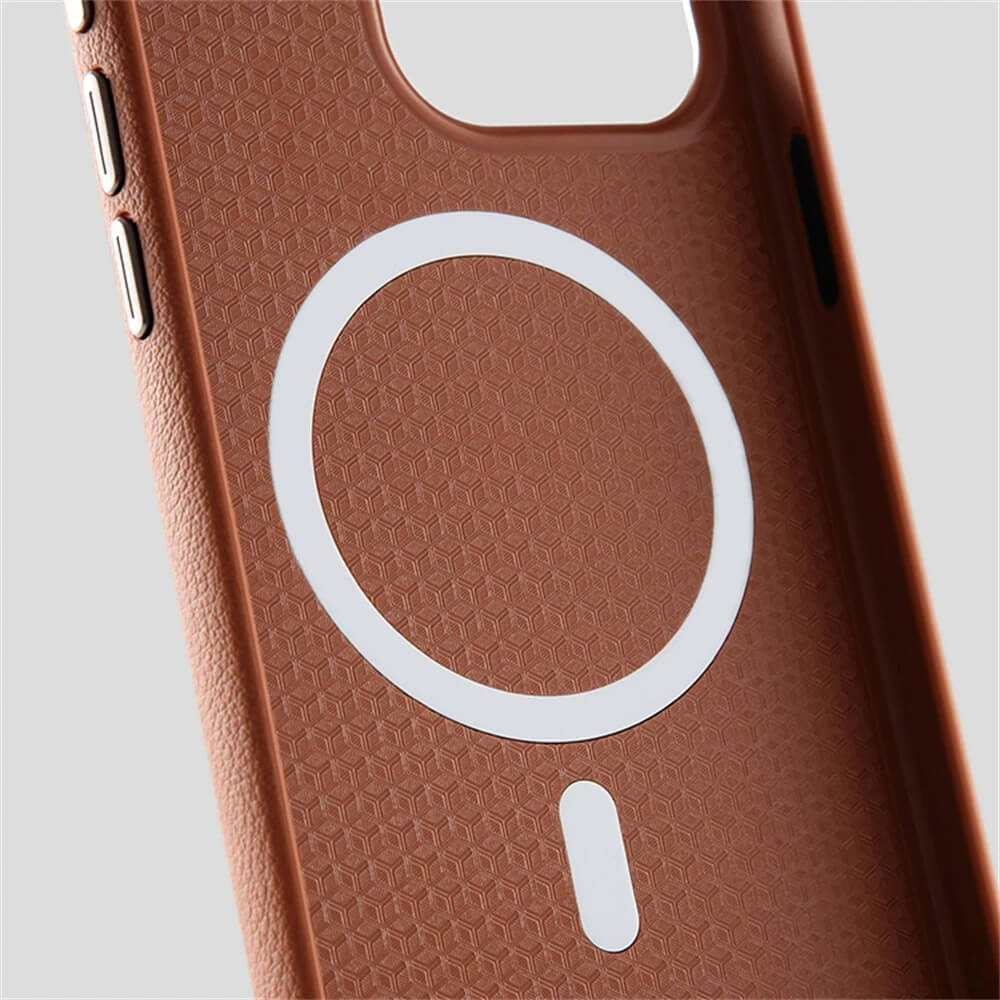 iPhone 16 Pro Premium Leather Magnetic Case - Pejayz