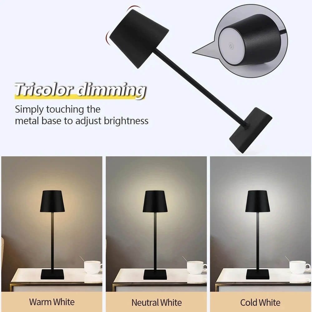 Rechargeable LED Table Lamp With Touch Switch - Pejayz