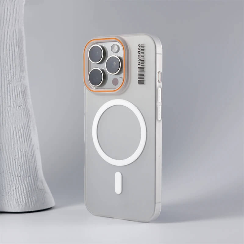 iPhone 16 Pro Case – Ultra Thin Frosted Barcode Design with MagSafe - Pejayz
