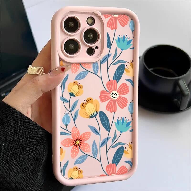 iPhone 15 Pro Case – Floral Shockproof Cover with Pattern | Pejayz