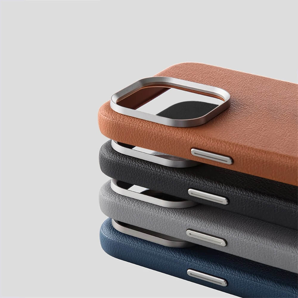 iPhone 16 Pro Premium Leather Magnetic Case - Pejayz