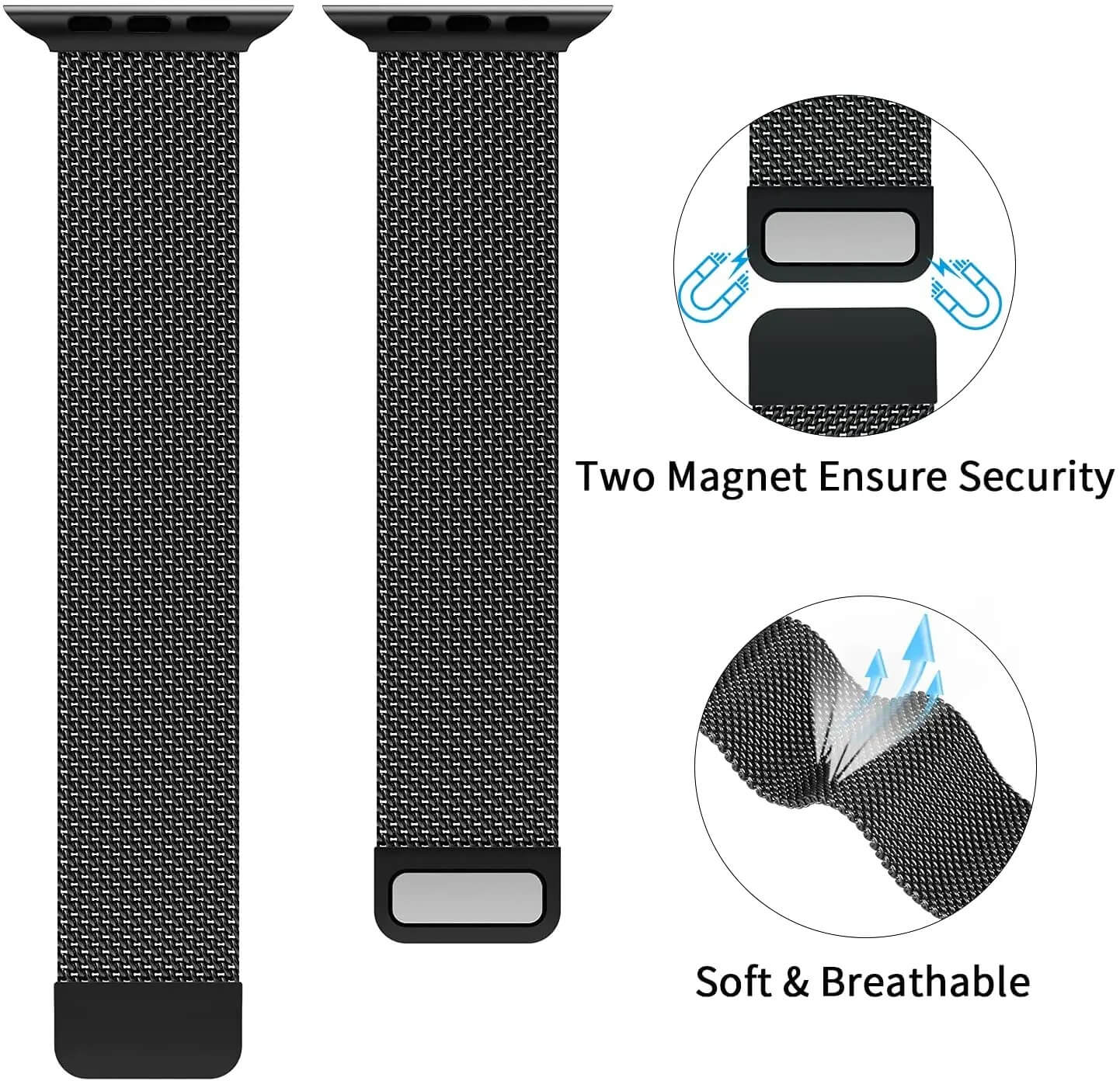 Apple Watch Milanese Loop Magnetic Strap Band – Pejayz