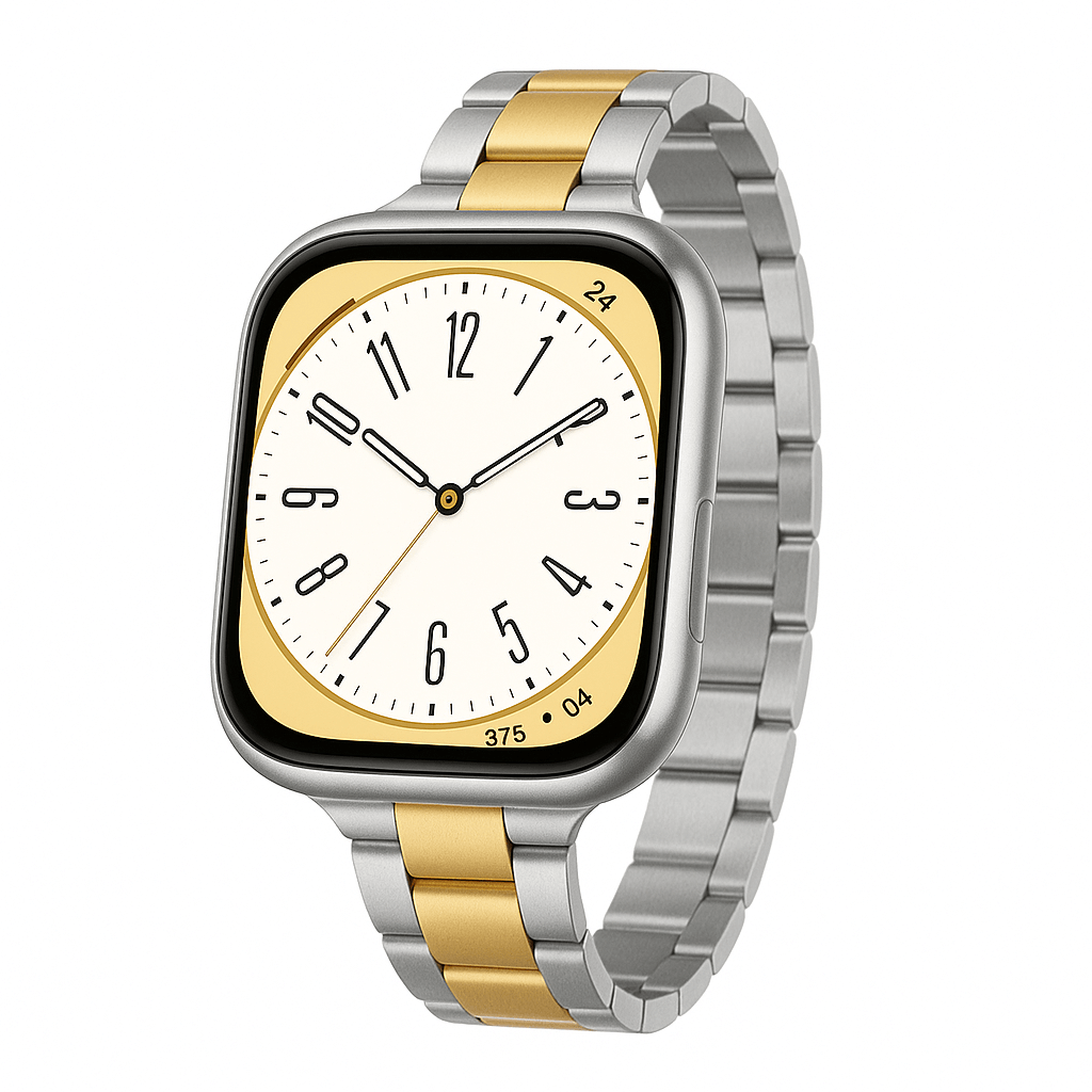 Slim Stainless Steel Metal Strap For Apple Watch Ultra - Gold | Pejayz
