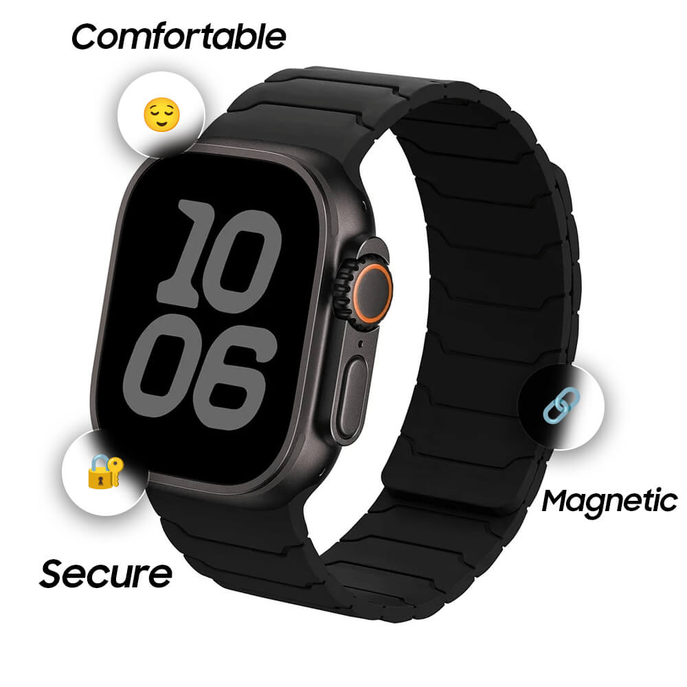 Apple Watch Ultra 2 Sporty Magnetic Silicone Strap - Pejayz