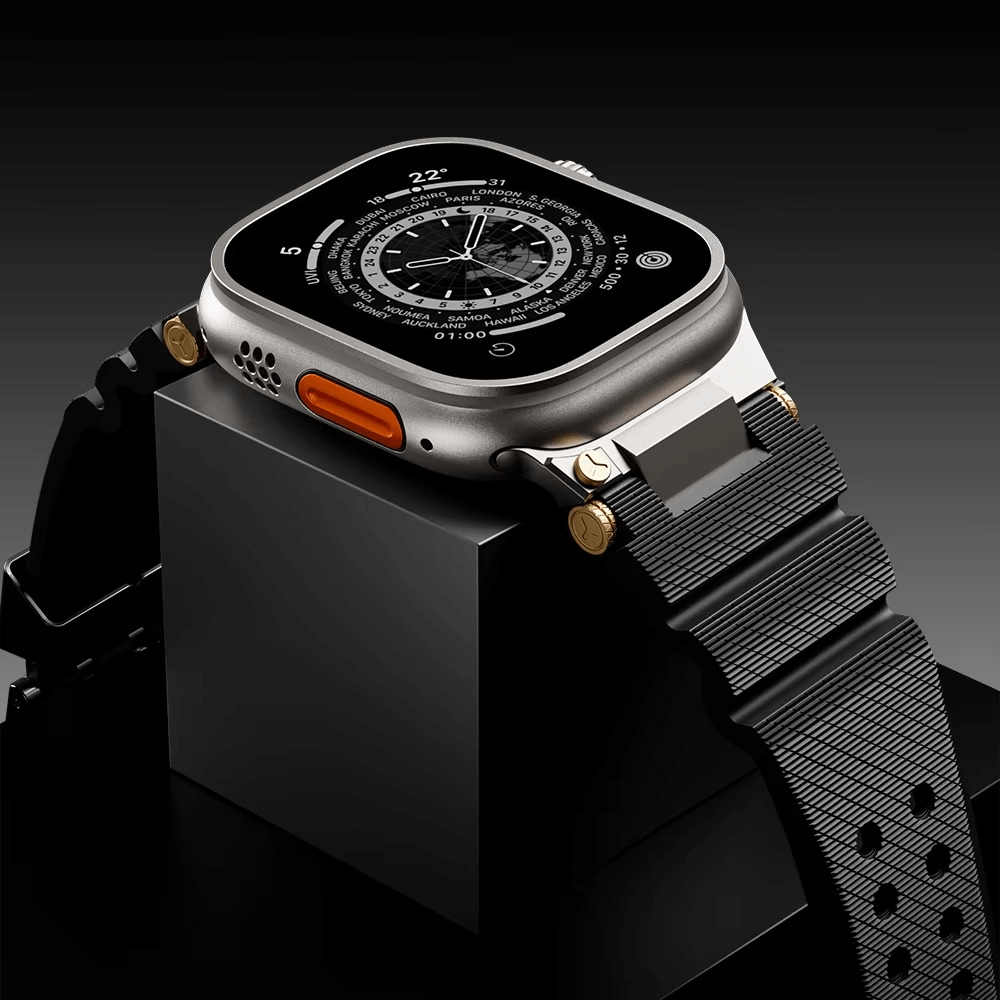 Apple Watch Ultra Sports Silicone Strap with Metal Adapter | Pejayz