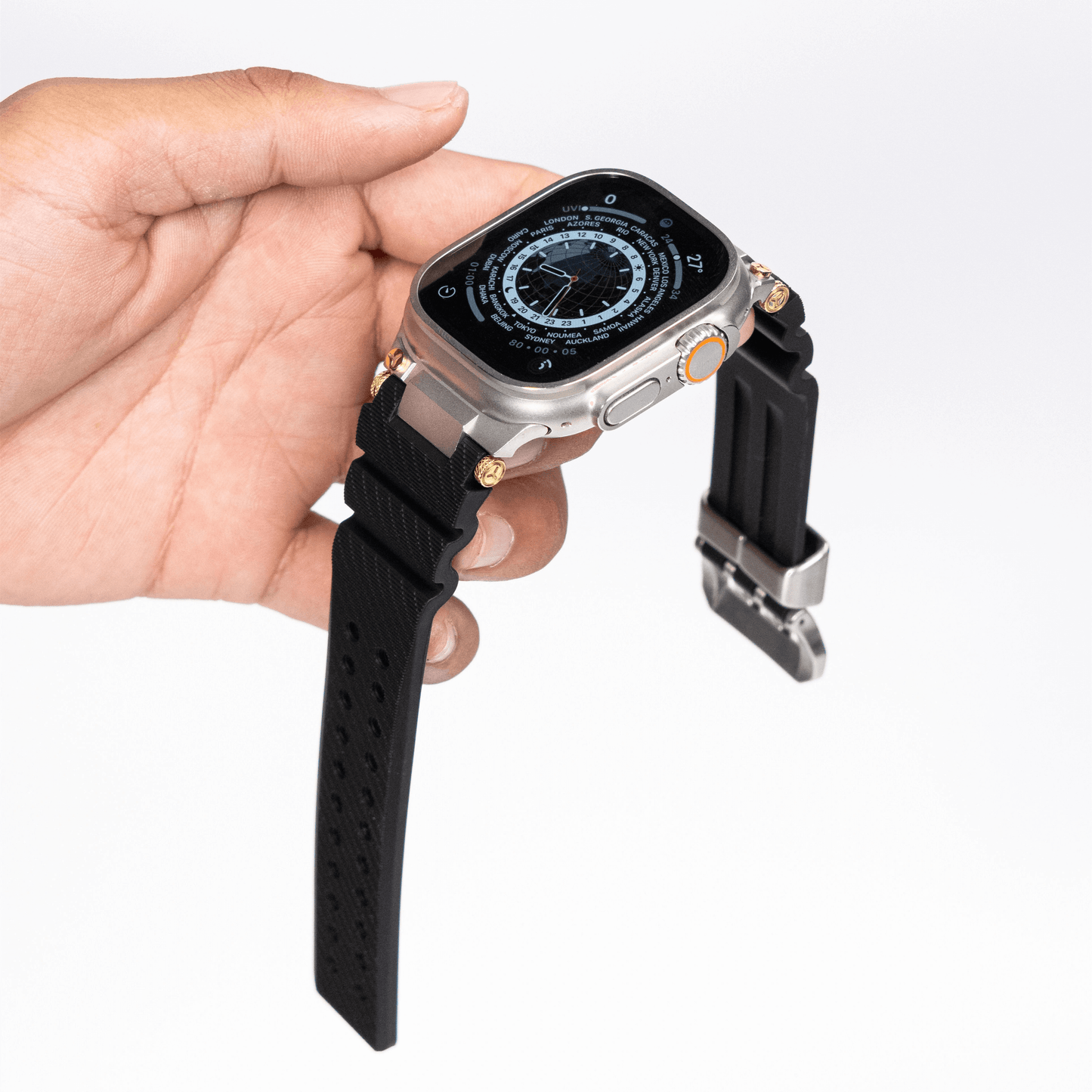 Apple Watch Ultra Sports Silicone Strap with Metal Adapter | Pejayz