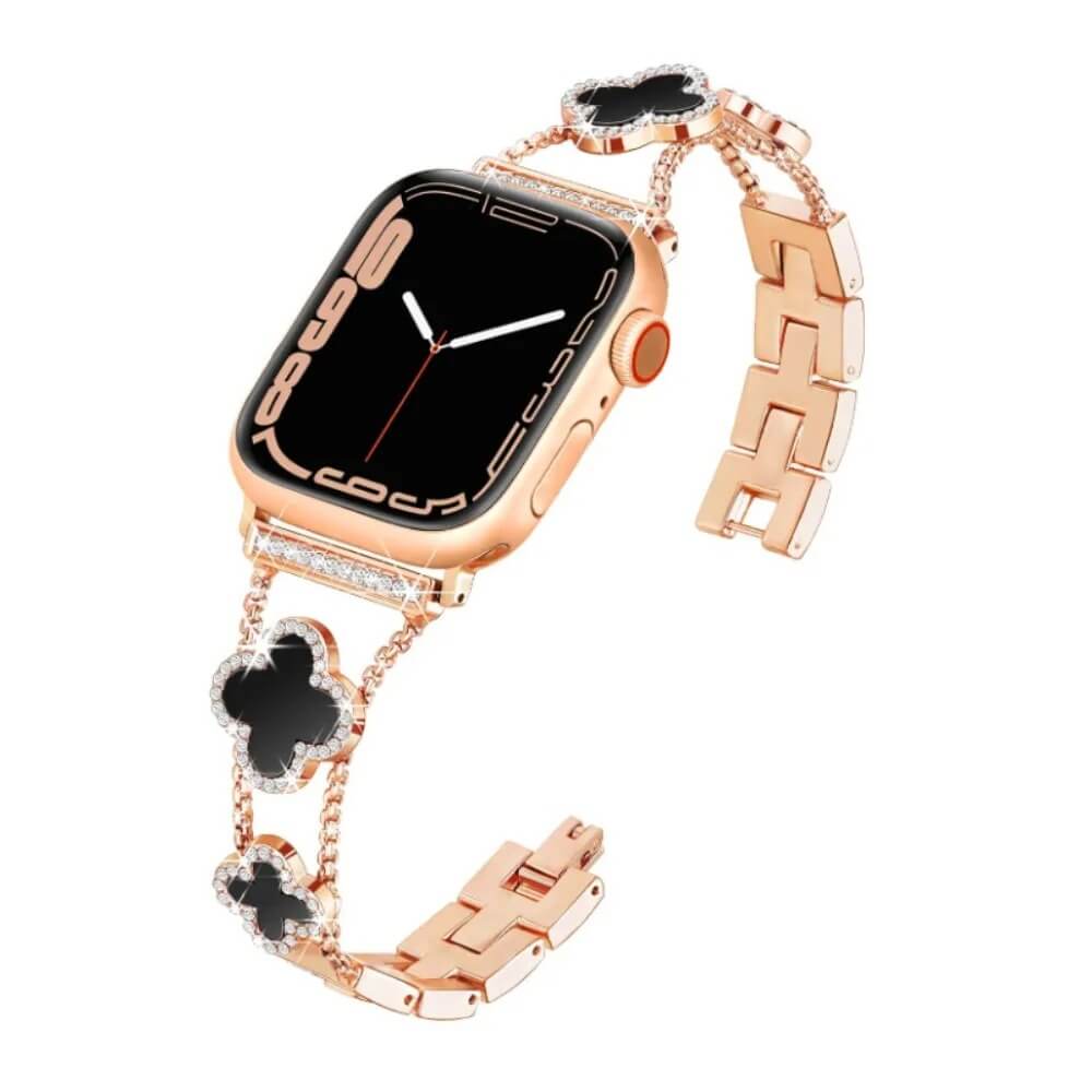 Apple Watch Strap Gold Metal for Women with Rhinestones | Pejayz