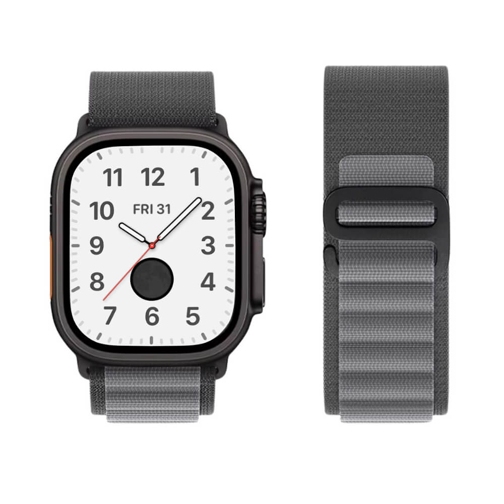 Apple Watch Ultra 2 Alpine Loop Strap Black - Pejayz