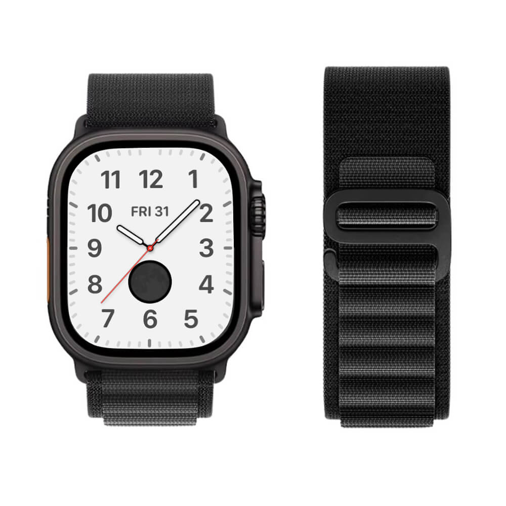 Apple Watch Ultra 2 Alpine Loop Strap Black - Pejayz