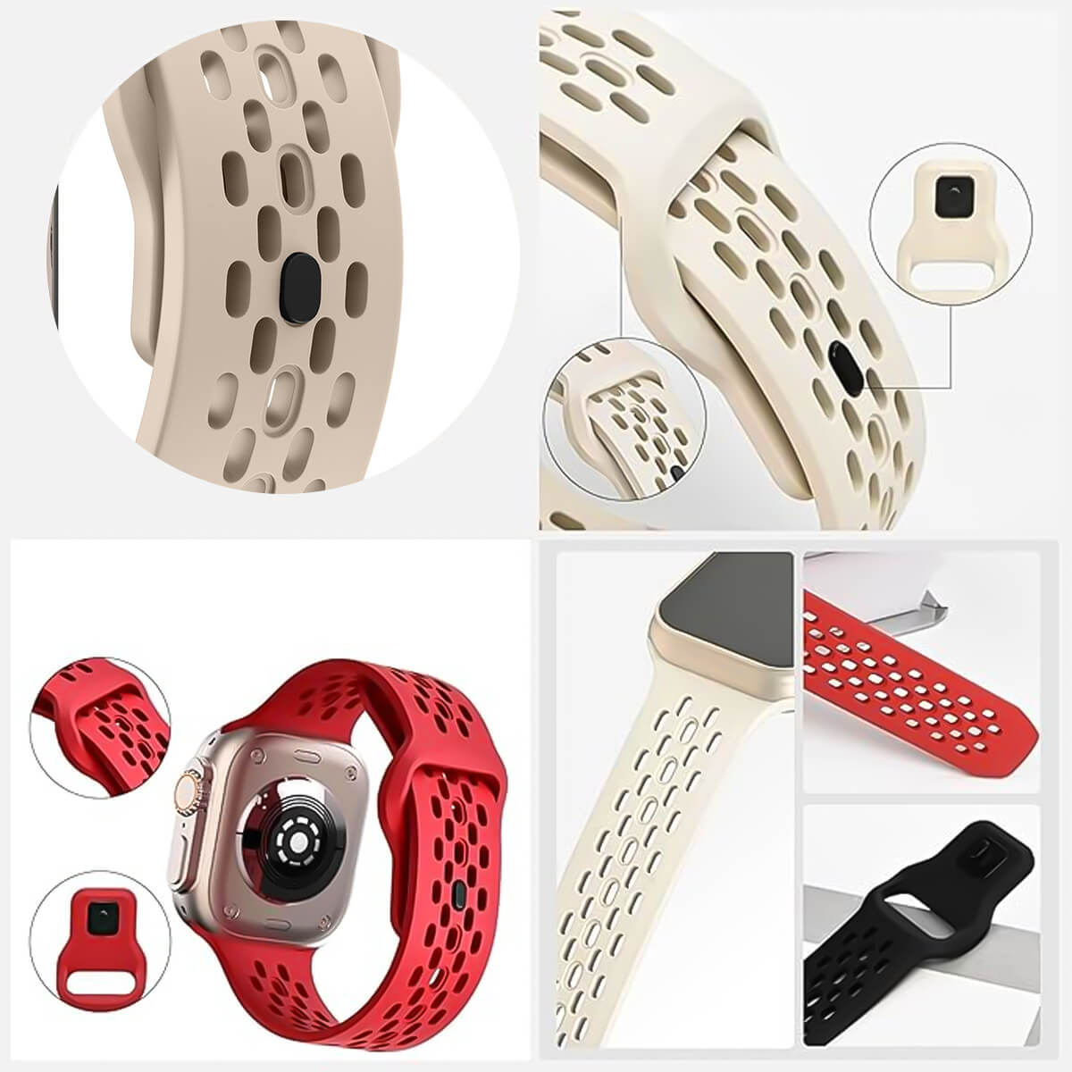 Apple Watch Ultra 2 Breathable Silicone Strap - Pejayz