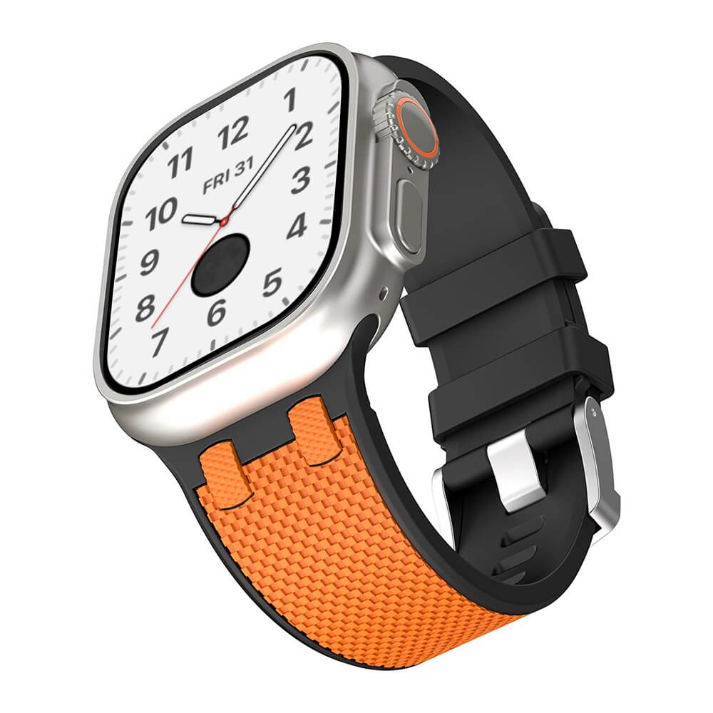 Apple Watch Ultra 2 Strap with Carbon Fiber Sports Silicone - Pejayz