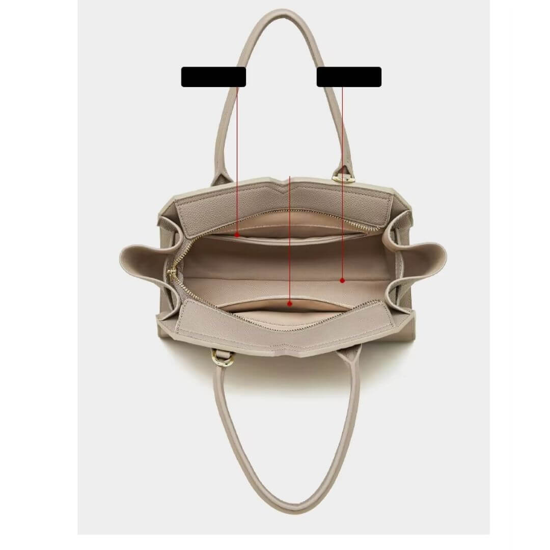 Designer Brown Leather Tote Handbag for Women | Pejayz UK