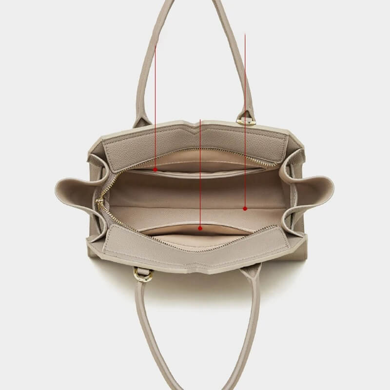 Designer Brown Leather Tote Handbag for Women | Pejayz UK