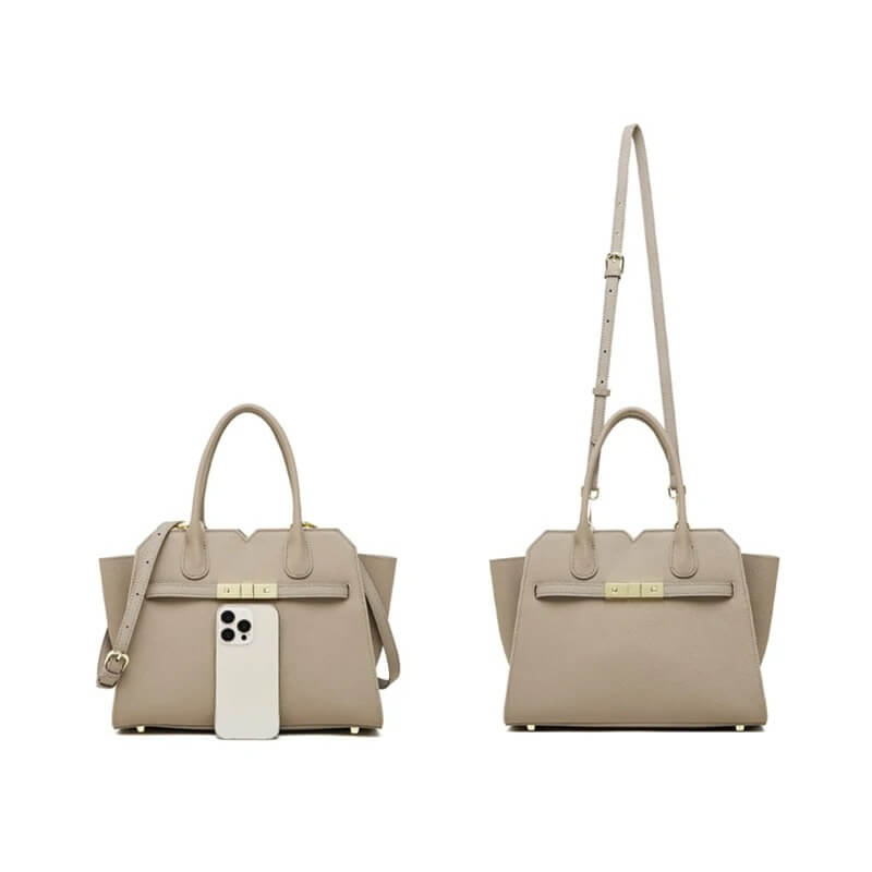Designer Genuine Leather Brown Tote Handbag for Women | Pejayz