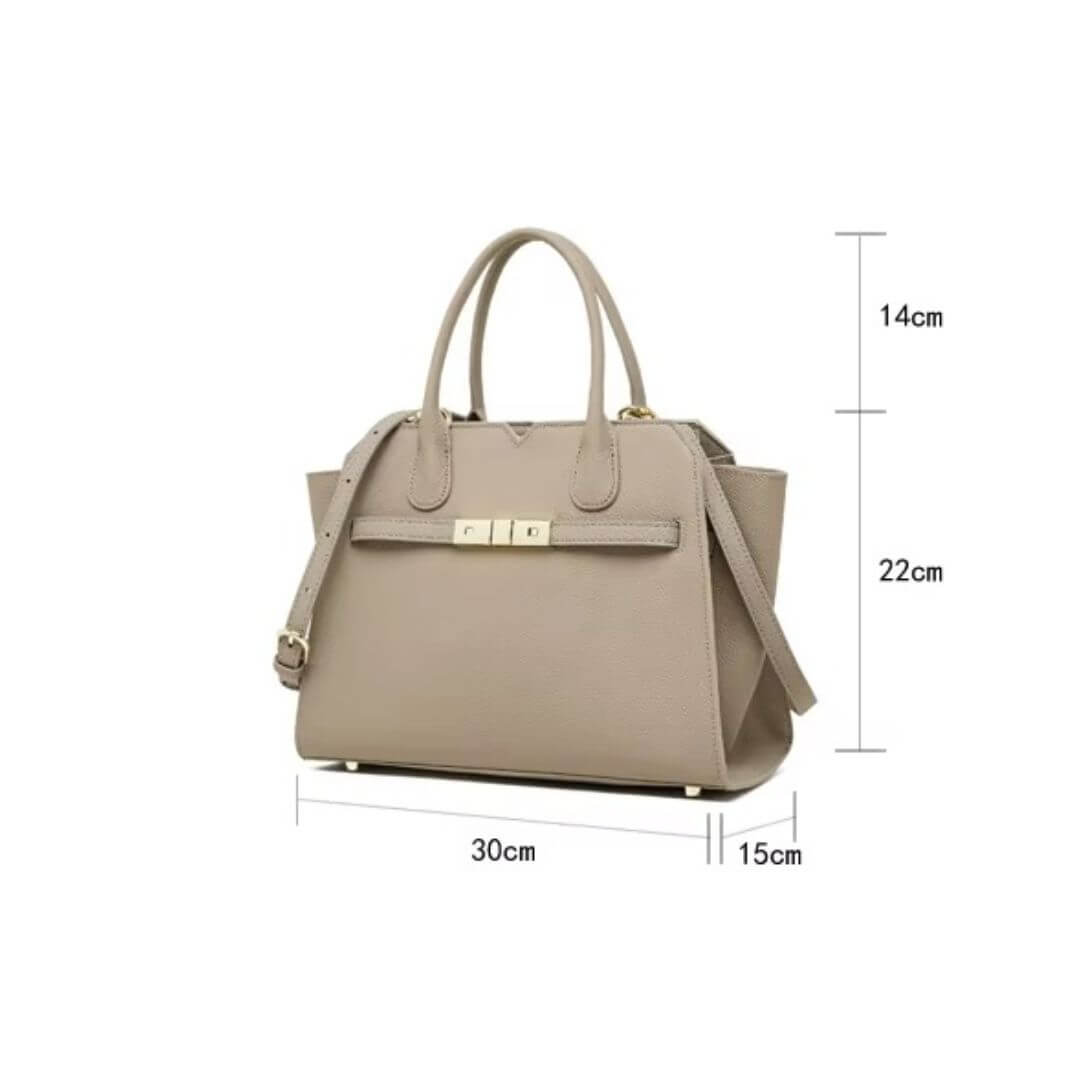 Designer Brown Leather Tote Handbag for Women | Pejayz UK