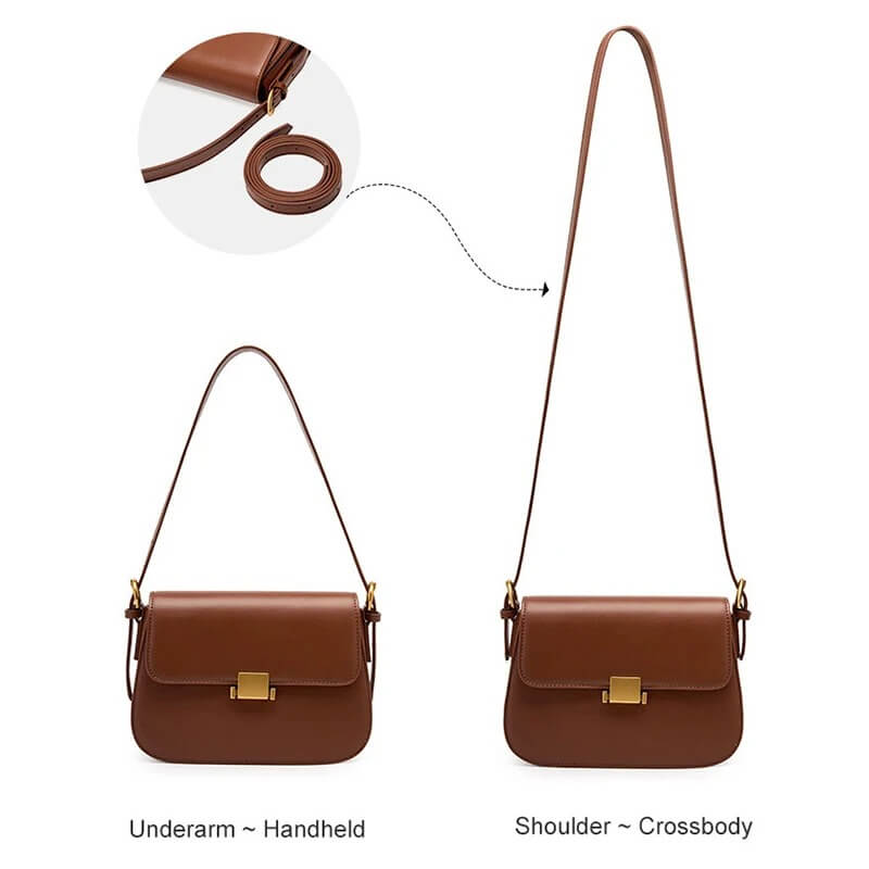 Designer Leather Crossbody Bag – Elegant Women's Handbag UK
