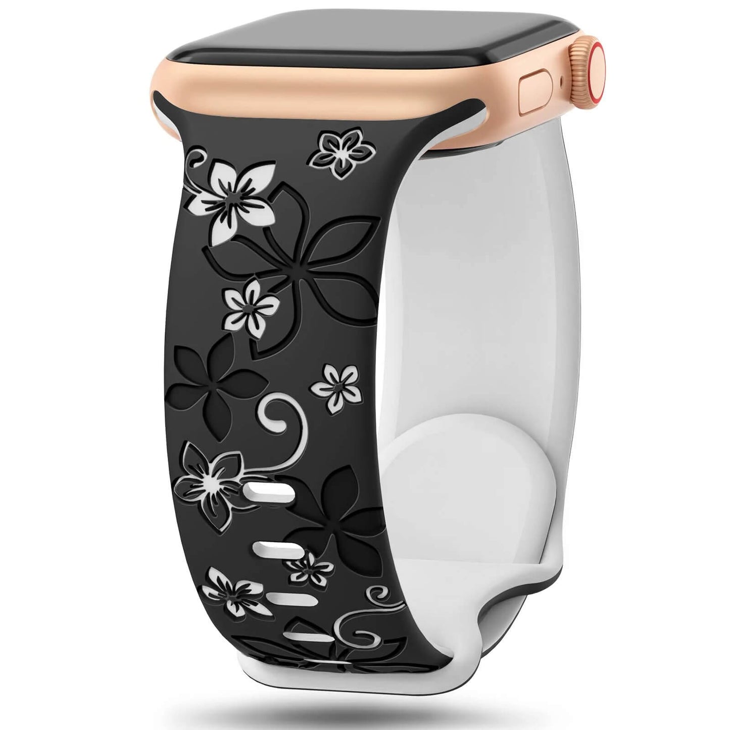 Apple Watch Series 7 8 9 Floral Pattern Strap Perfect For Ladies - Pejayz