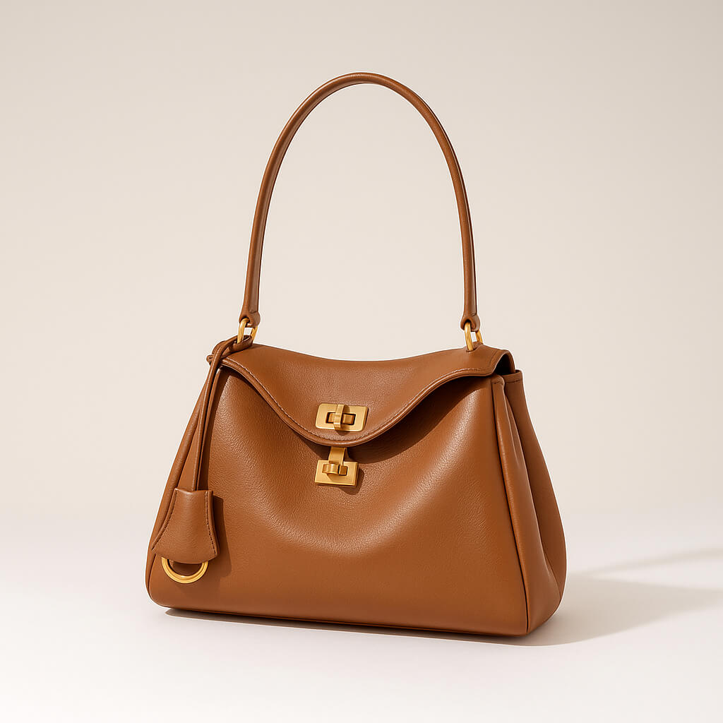 Genuine Leather Brown Tote Handbag for Women | Pejayz UK