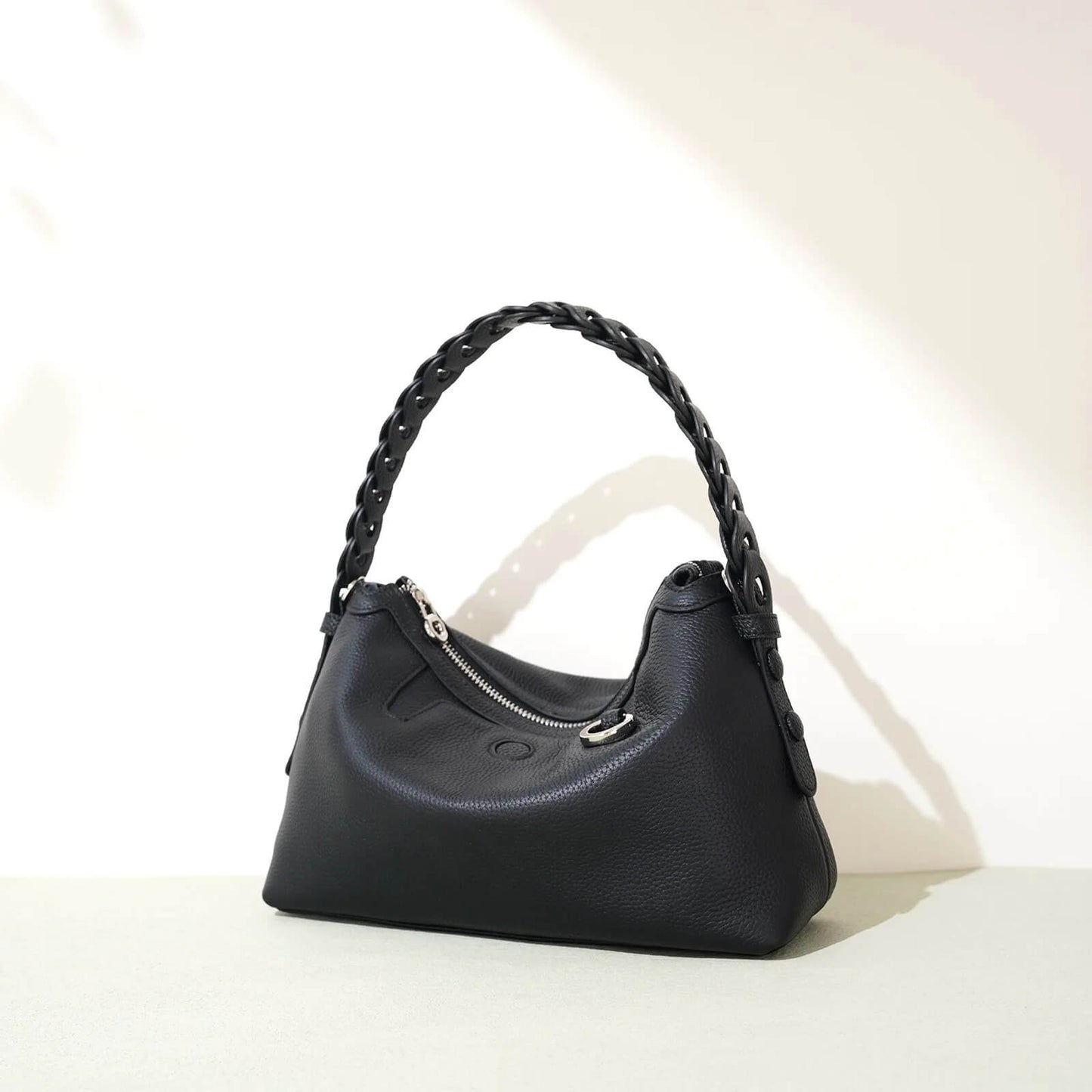 Genuine Leather Retro Style Hobo Bag - Pejayz