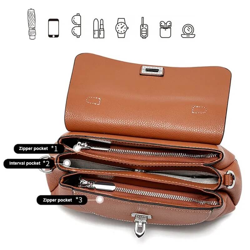 Genuine Leather Satchel Handbags - Elegant Design | Pejayz