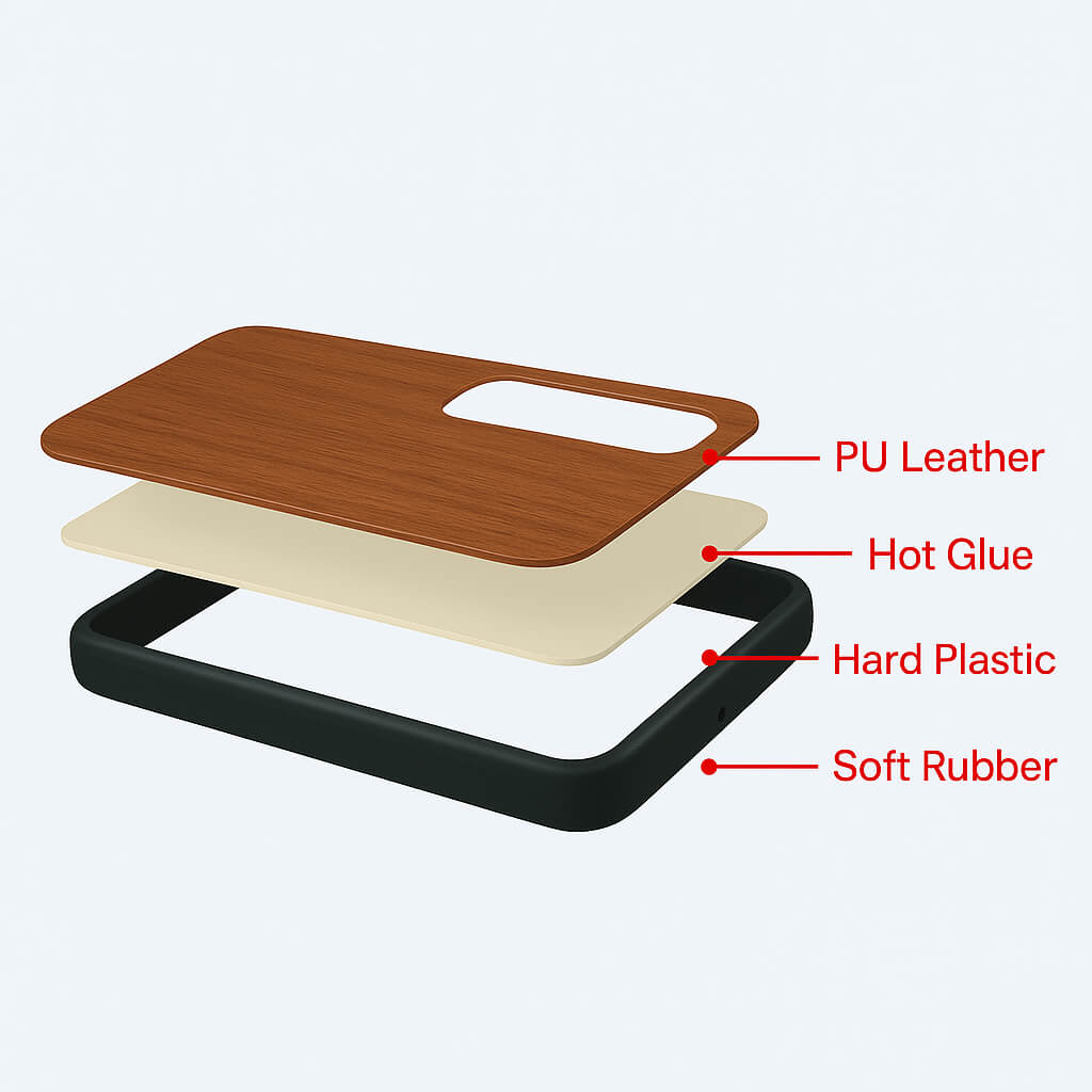 Google Pixel 9 Pro Case Bamboo Wood Leather Cover – Pejayz