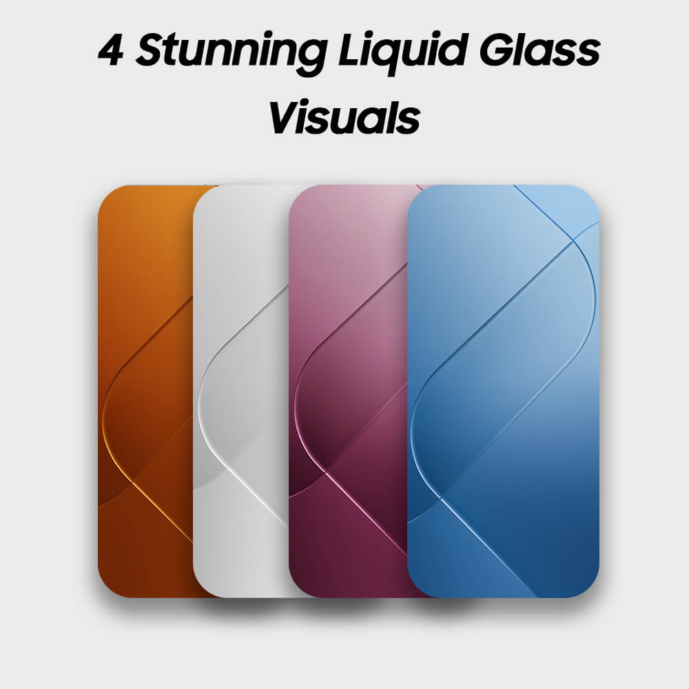 iOS 26 Liquid Glass Style Wallpapers - Pejayz