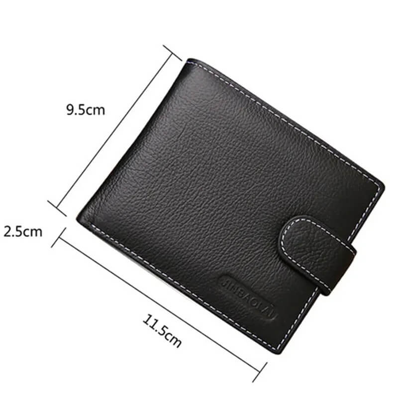 Mens Wallet Genuine Leather with Card Holder and Zipper | Pejayz