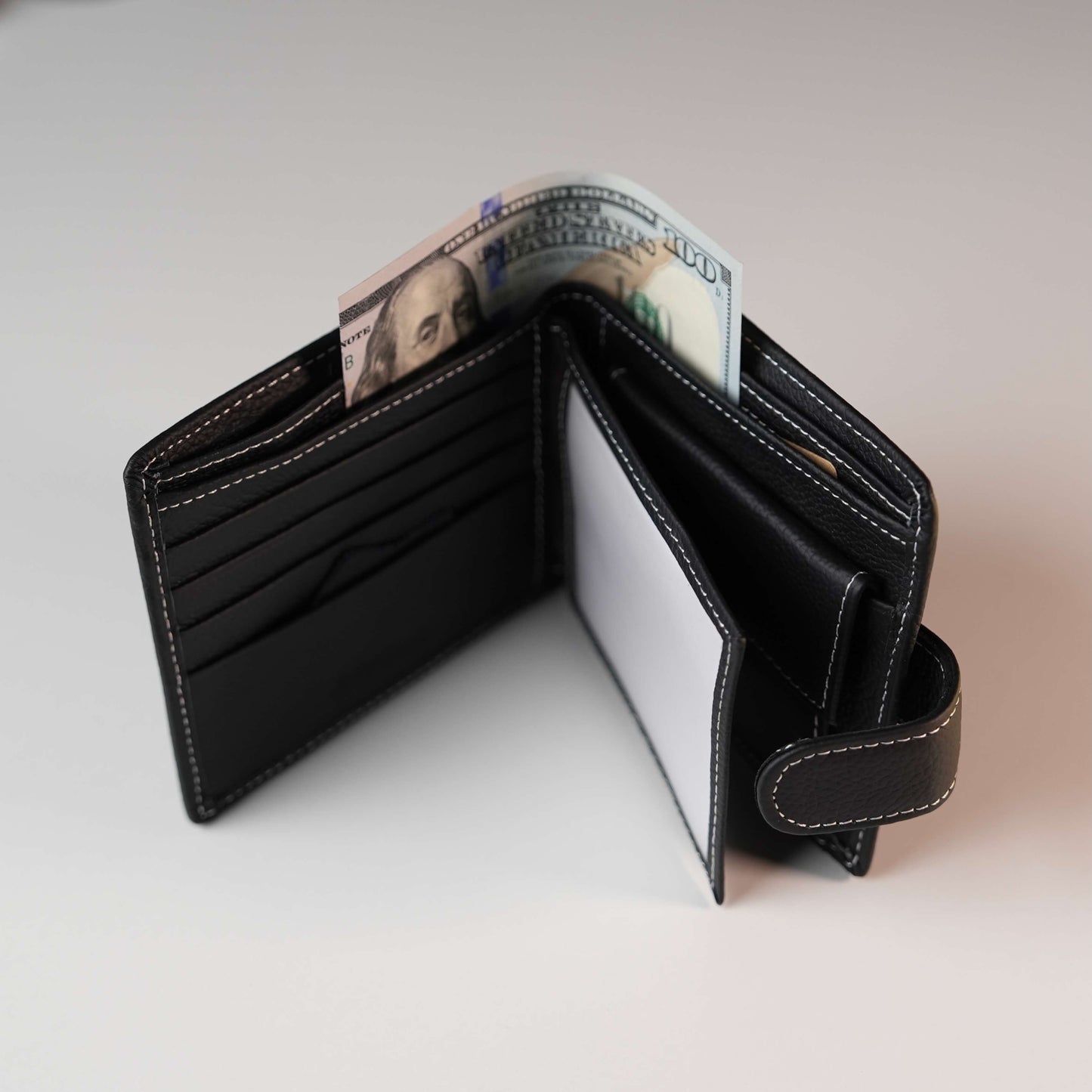 Mens Wallet Genuine Leather with Card Holder and Zipper | Pejayz