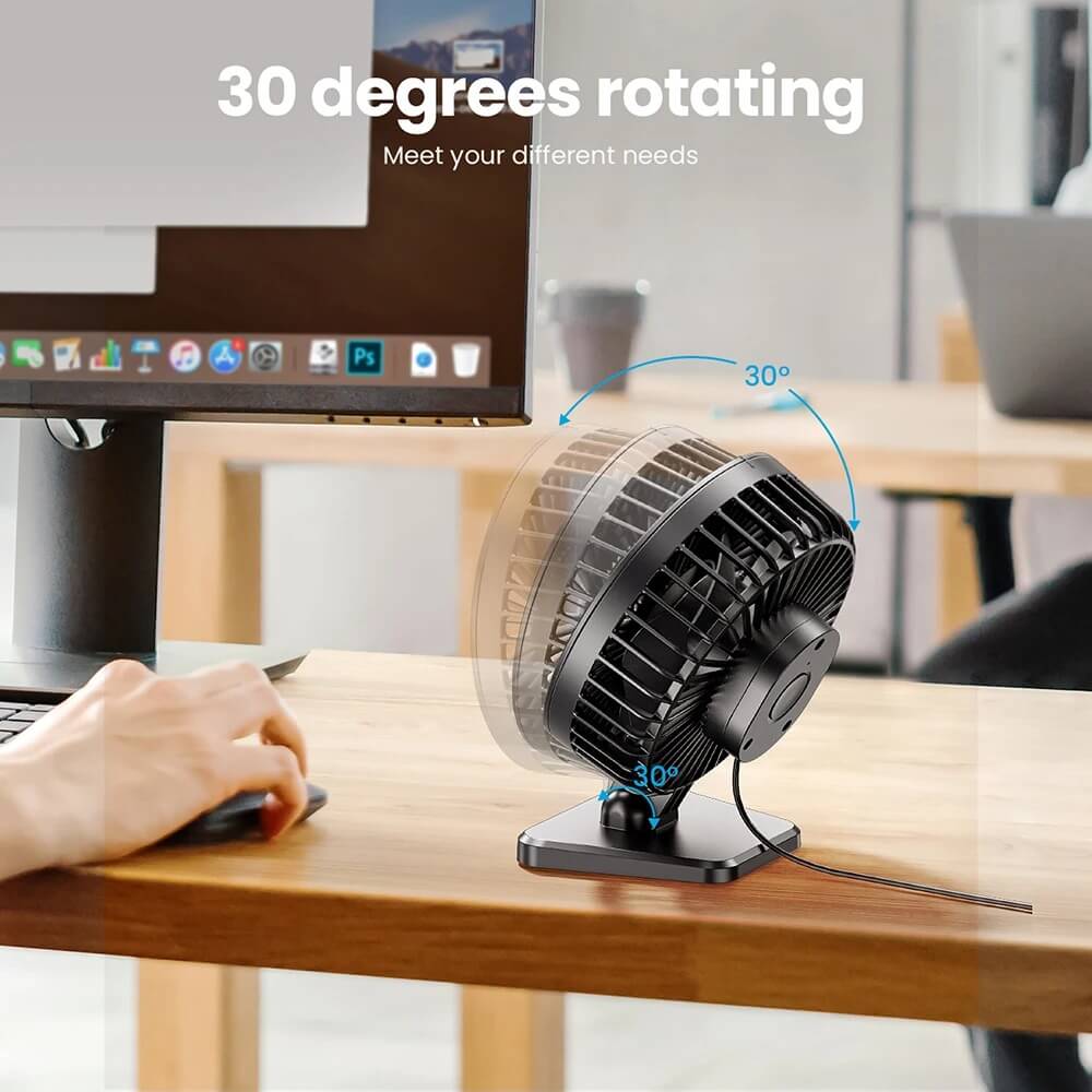 Portable Mini USB Desk Fan Rechargeable for Home Office | Pejayz