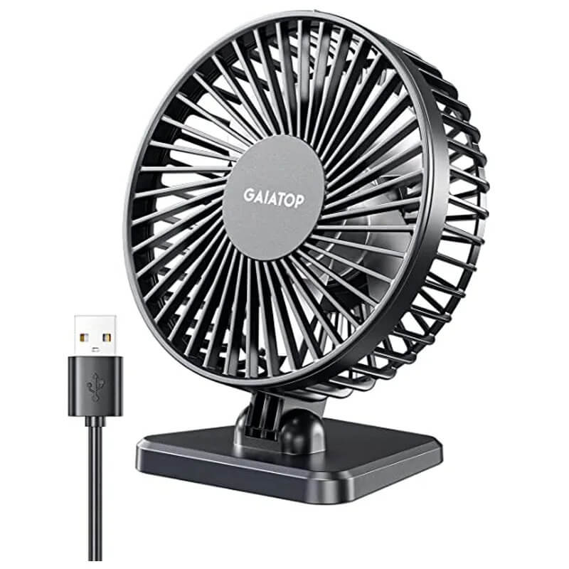 Portable Mini USB Desk Fan Rechargeable for Home Office | Pejayz
