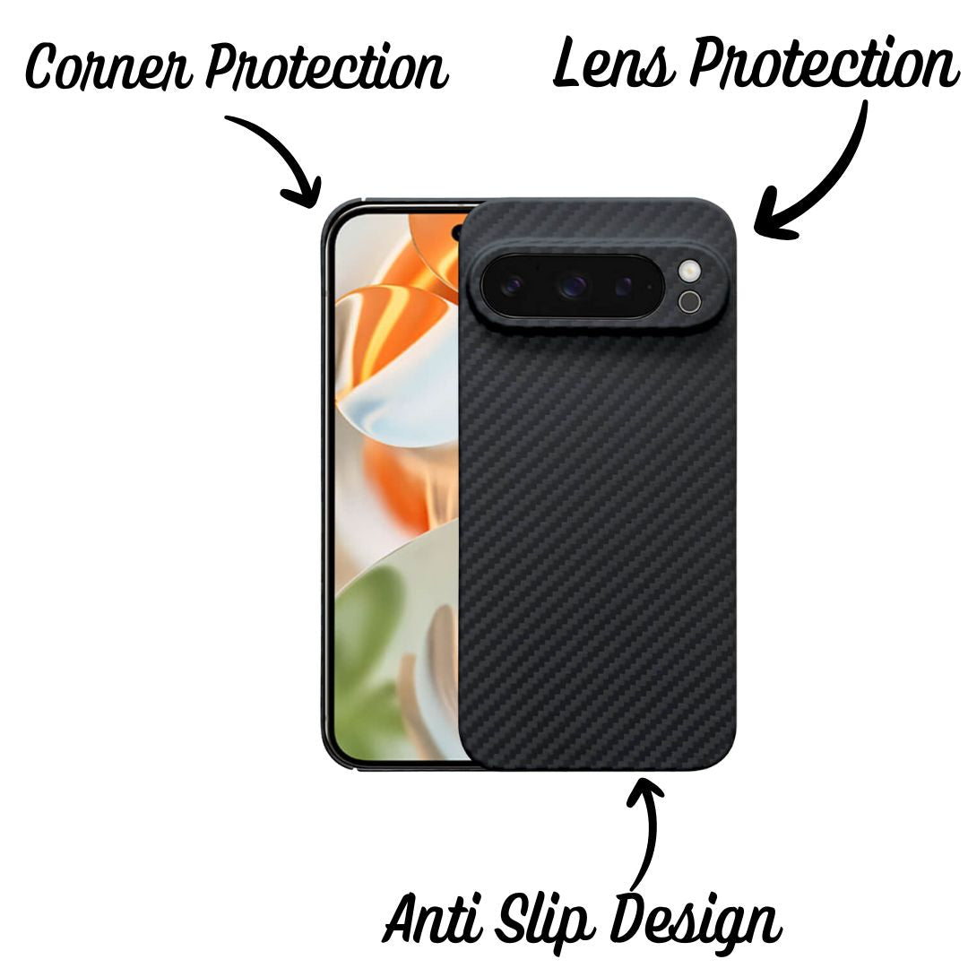 Google Pixel 9 Pro Case Aramid Carbon Fiber Premium – Pejayz