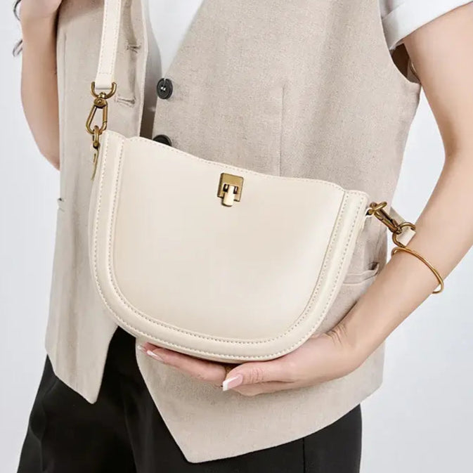 Premium Genuine Leather Saddle Bag for Women - Pejayz