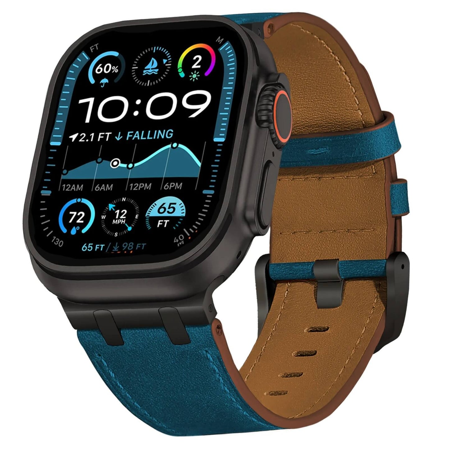Apple Watch Ultra 2 Premium Genuine Leather Strap - Pejayz