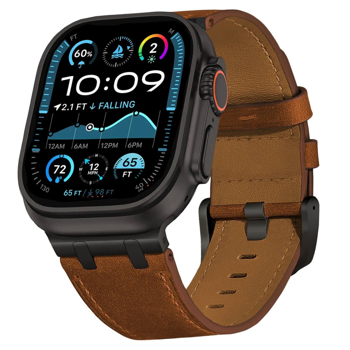 Apple Watch Ultra 2 Premium Genuine Leather Strap - Pejayz
