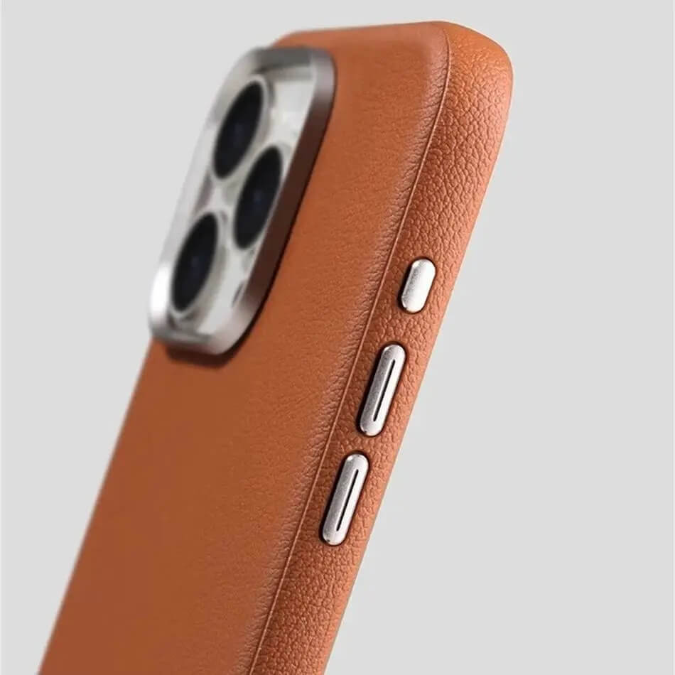 iPhone 16 Pro Max Case with Premium High End Leather Design & MagSafe - Pejayz