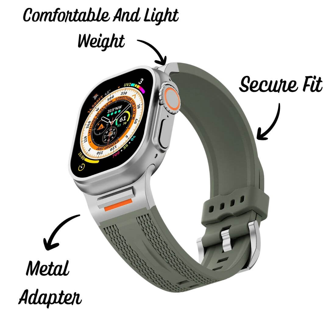 Apple Watch Ultra 2 Premium Sports Silicone Strap - Pejayz