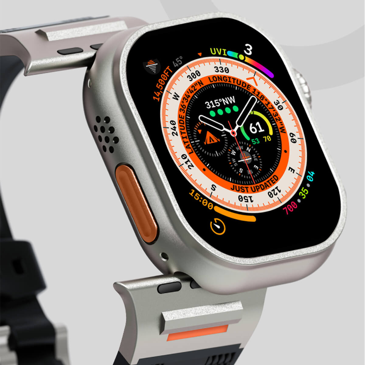 Apple Watch Ultra 2 Premium Sports Silicone Strap - Pejayz