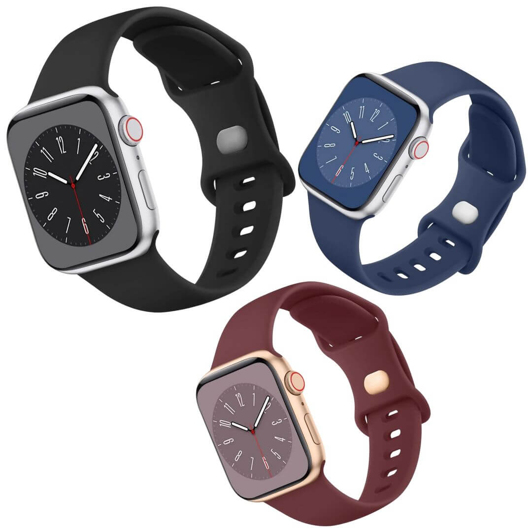 Apple Watch Series Soft Silicone Replacement Strap - Pejayz