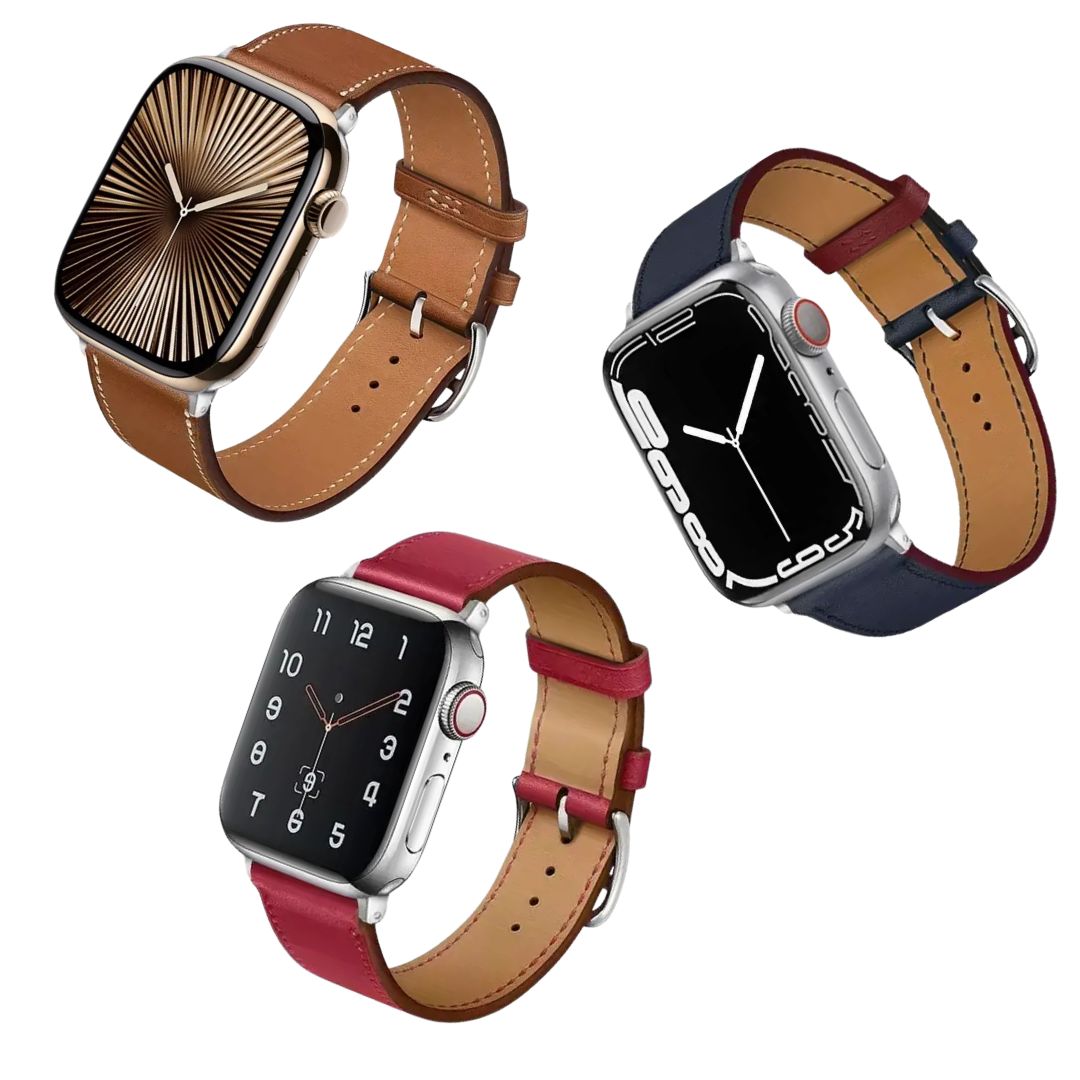 Apple Watch Ultra 2 And Series 10 Premium Leather Strap - Pejayz