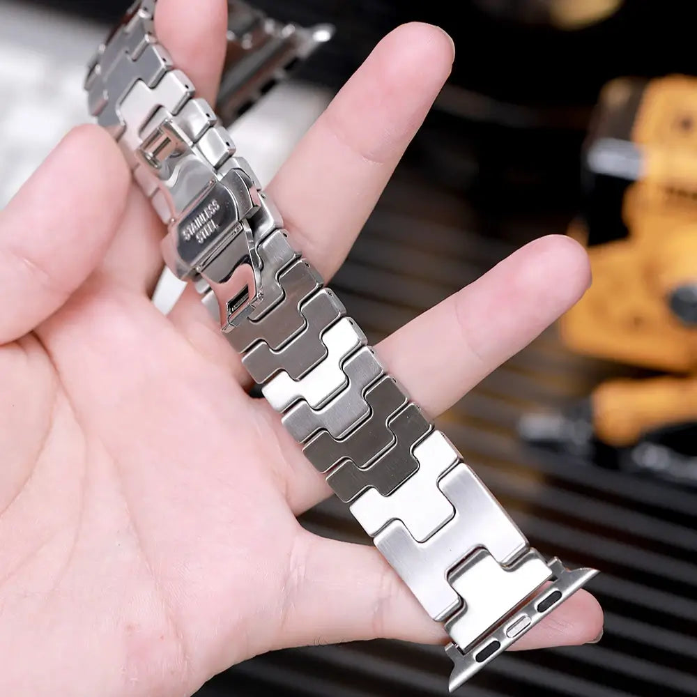 Apple Watch Series 10 Premium Stainless Steel Strap - Pejayz