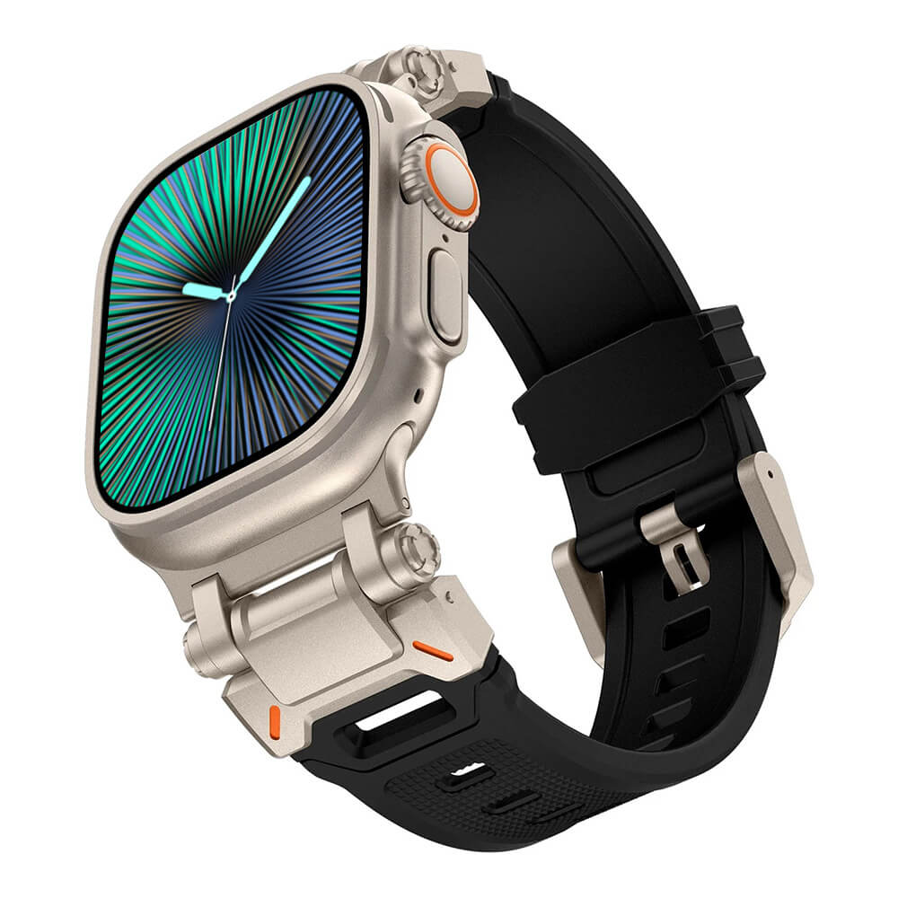 Apple Watch Ultra 2 Strap with Rugged Stainless Attachments - Pejayz