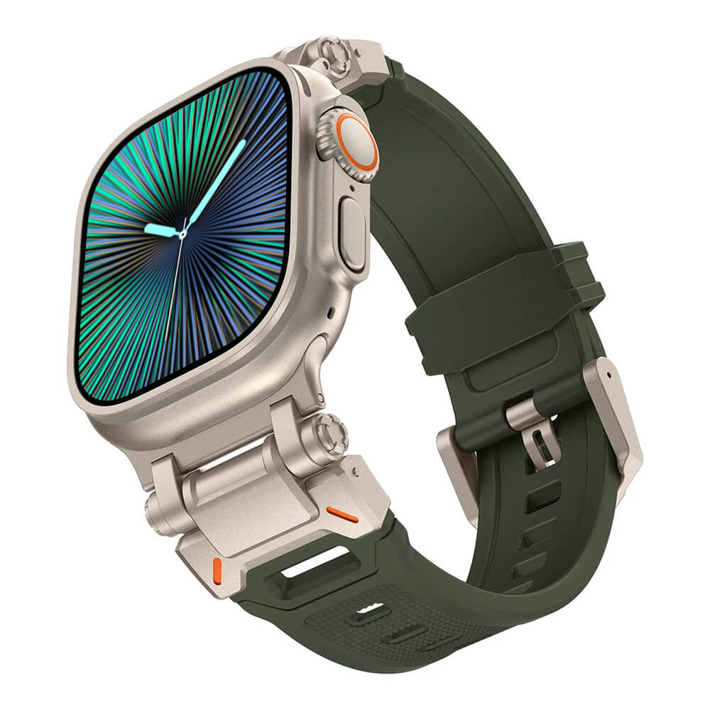 Apple Watch Ultra 2 Strap with Rugged Stainless Attachments - Pejayz