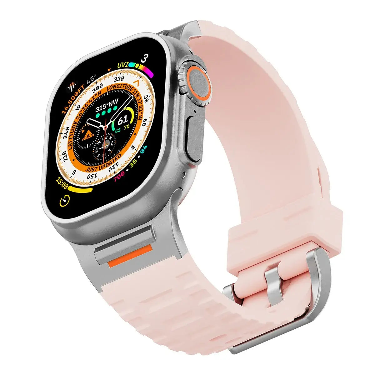 Apple Watch Ultra 2 Rugged Sports Silicone Strap - Pejayz