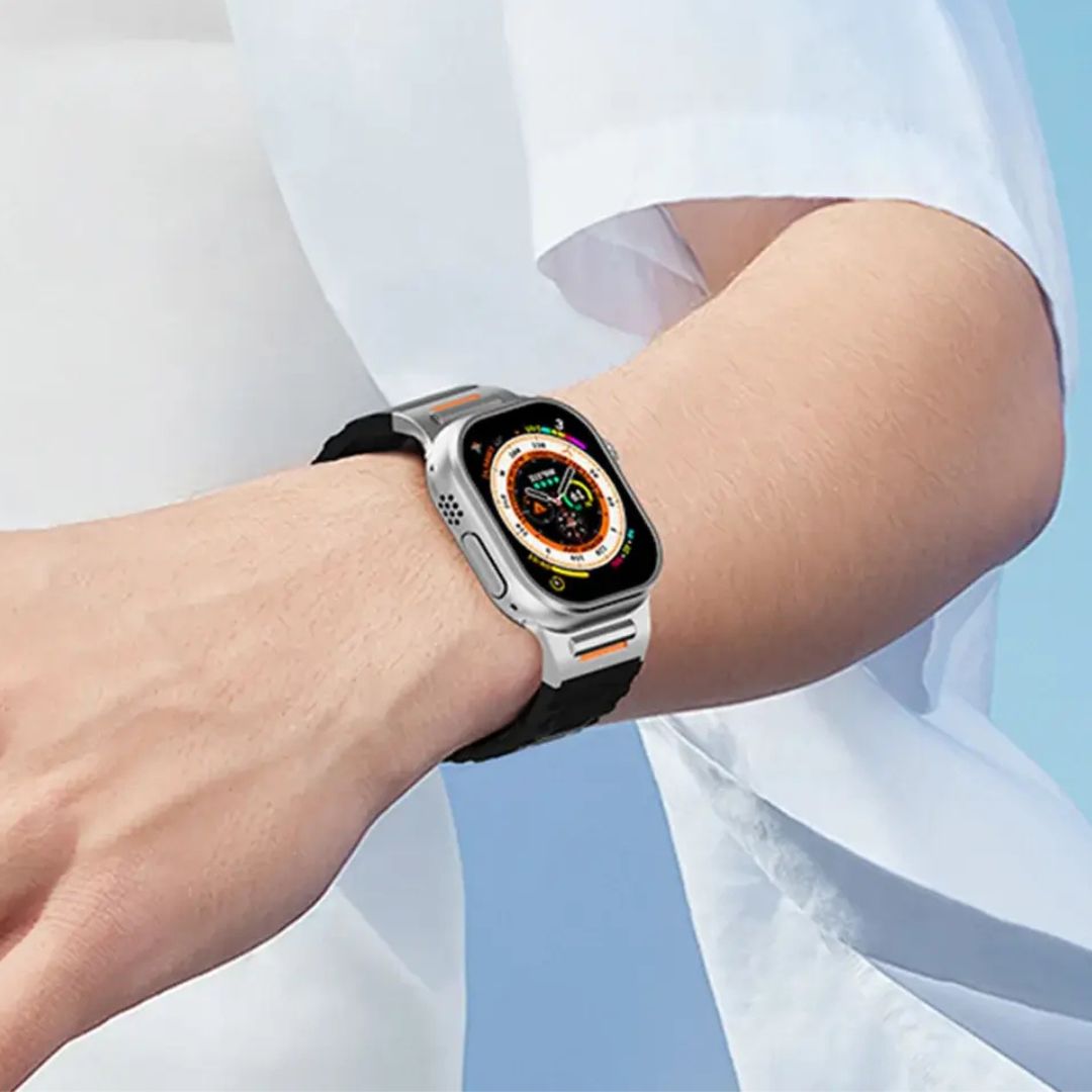 Apple Watch Ultra 2 Rugged Sports Silicone Strap - Pejayz